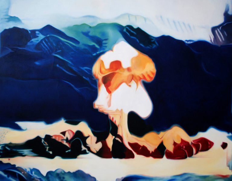BLAZE - 2019, oilpaint on canvas, 140 x 180 cm