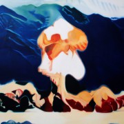 BLAZE - 2019, oilpaint on canvas, 140 x 180 cm