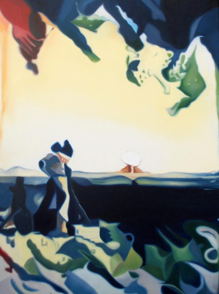 SNAPPER - 2019, oilpaint on canvas, 90 x 120 cm