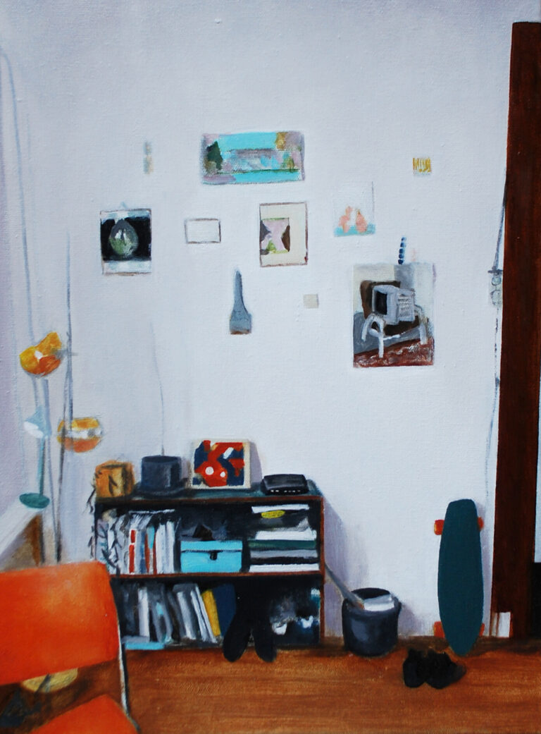 Rapenburg-2017, oilpaint on canvas, 30 x 40 cm