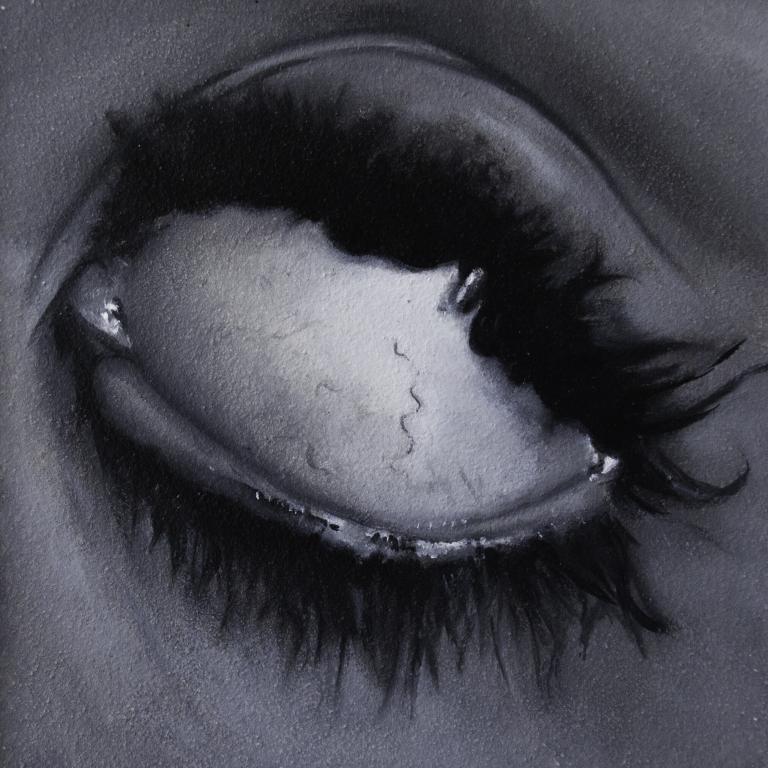30_YOU CANT PLAN ON THE HEART_10 x 10 cm_oilpaint on panel_SAD SONGS_Daniela Schwabe_2023