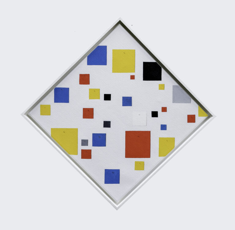 COMPOSITION NR 1 2023, 35 x 35 cm, oilpaint on canvas